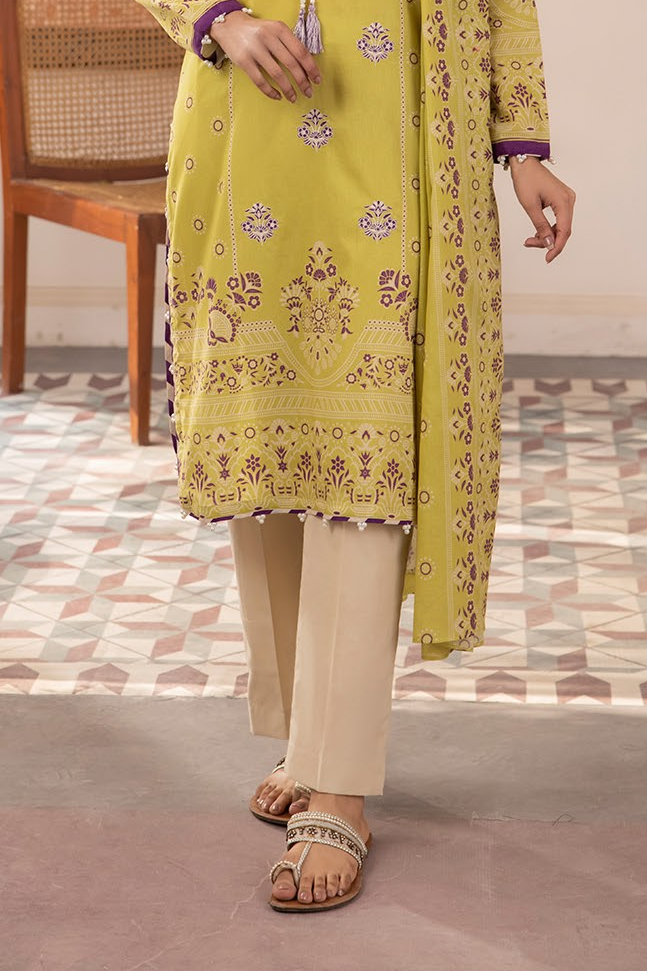 Zellbury Printed Embroidered Summer Lawn Unstitched 2pc Suit-WUS24E21032