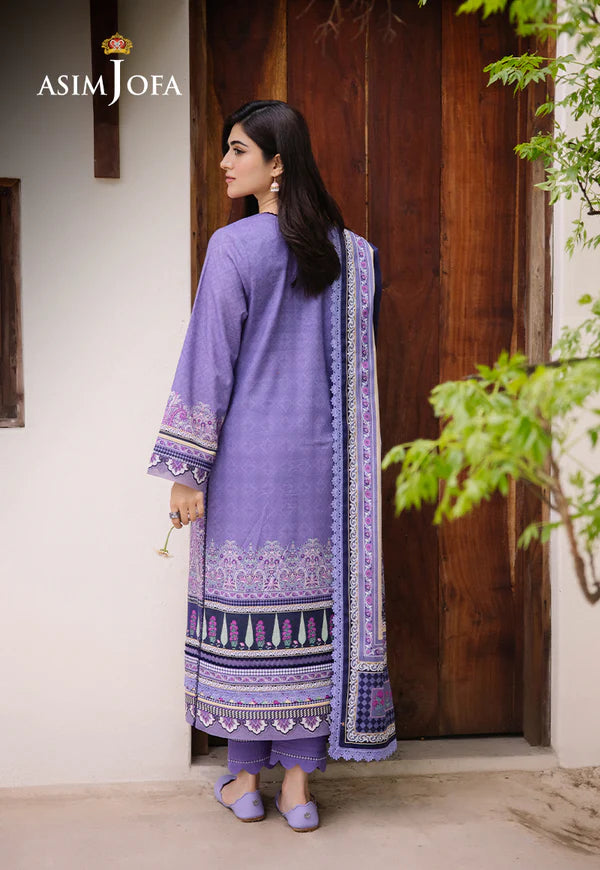 Asim Jofa Printed Lawn Unstitched 3pc Suit AJBU-21