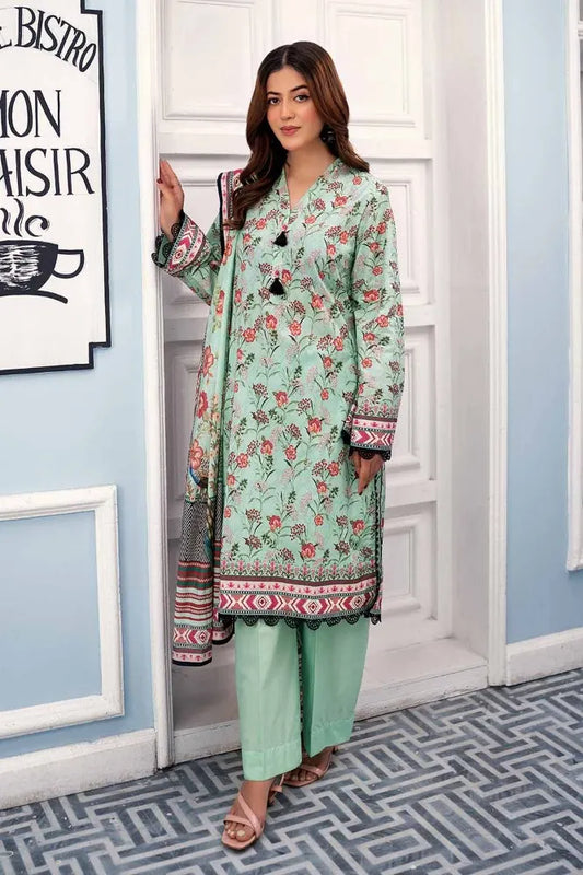 Gul Ahmad Summer Printed Lawn Unstitched 3Pc Suit-CL42050A