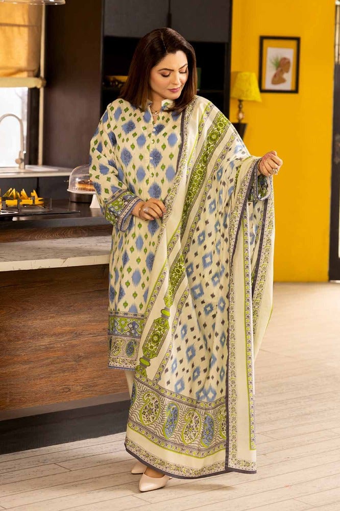 Gul Ahmad Mother Summer Printed Lawn Unstitched 3Pc Suit-CL42080A