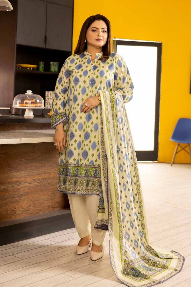 Gul Ahmad Mother Summer Printed Lawn Unstitched 3Pc Suit-CL42080A