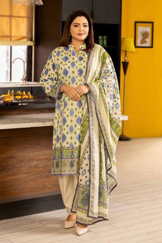 Gul Ahmad Mother Summer Printed Lawn Unstitched 3Pc Suit-CL42080A