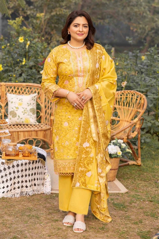 Gul Ahmad Mother Summer Printed Lawn Unstitched 3Pc Suit-CL42081