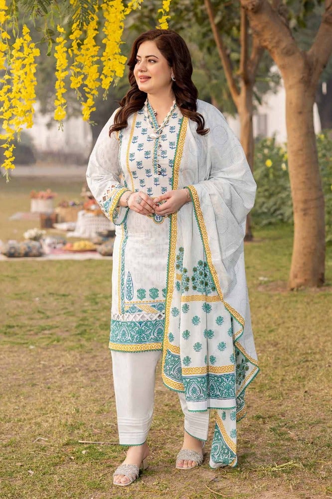 Gul Ahmad Mother Summer Printed Lawn Unstitched 3Pc Suit-CL42138B