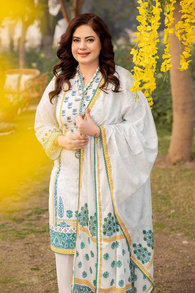 Gul Ahmad Mother Summer Printed Lawn Unstitched 3Pc Suit-CL42138B