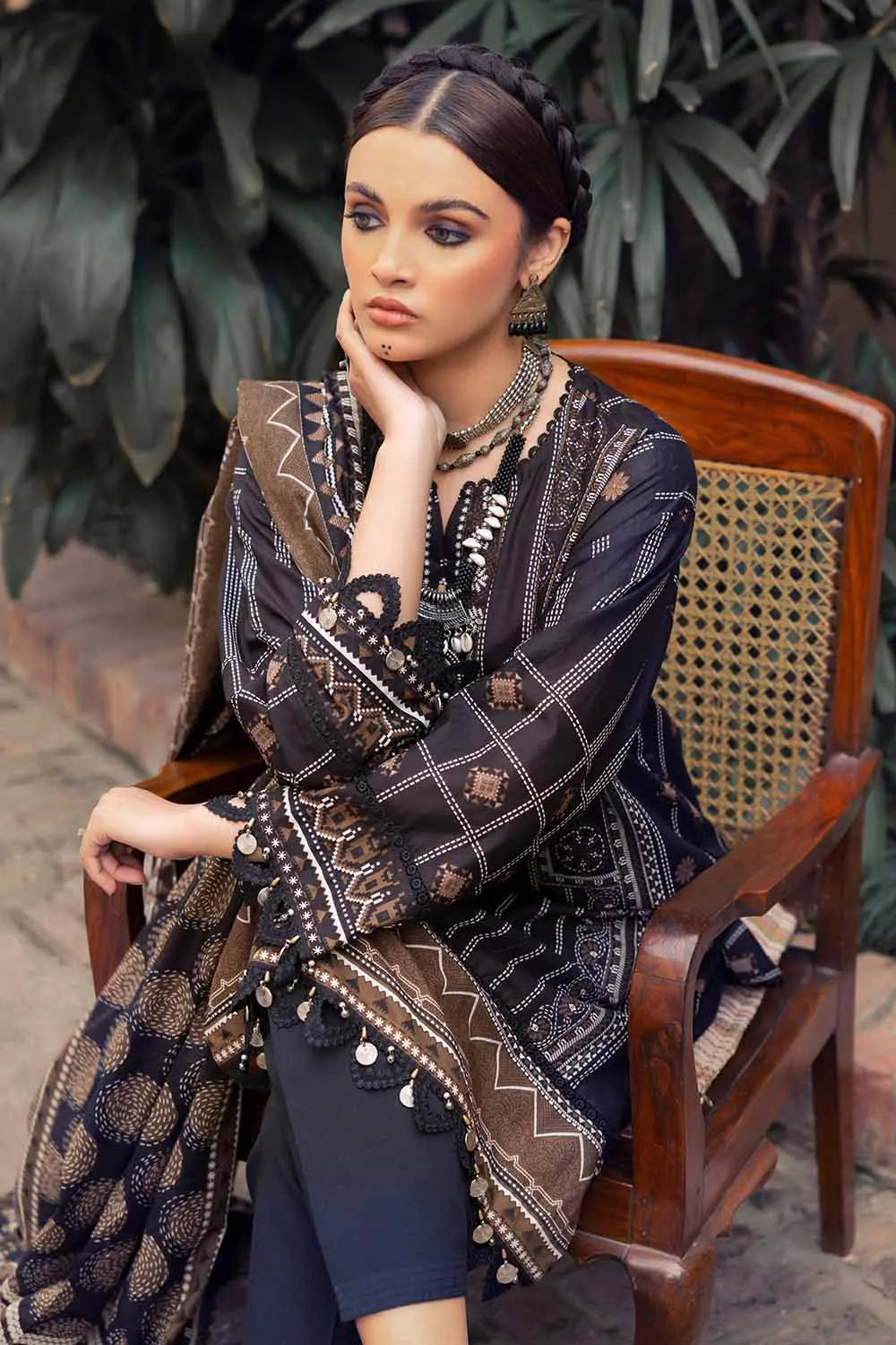 Gul Ahmad Summer Printed Lawn Unstitched 3Pc Suit-CL42214