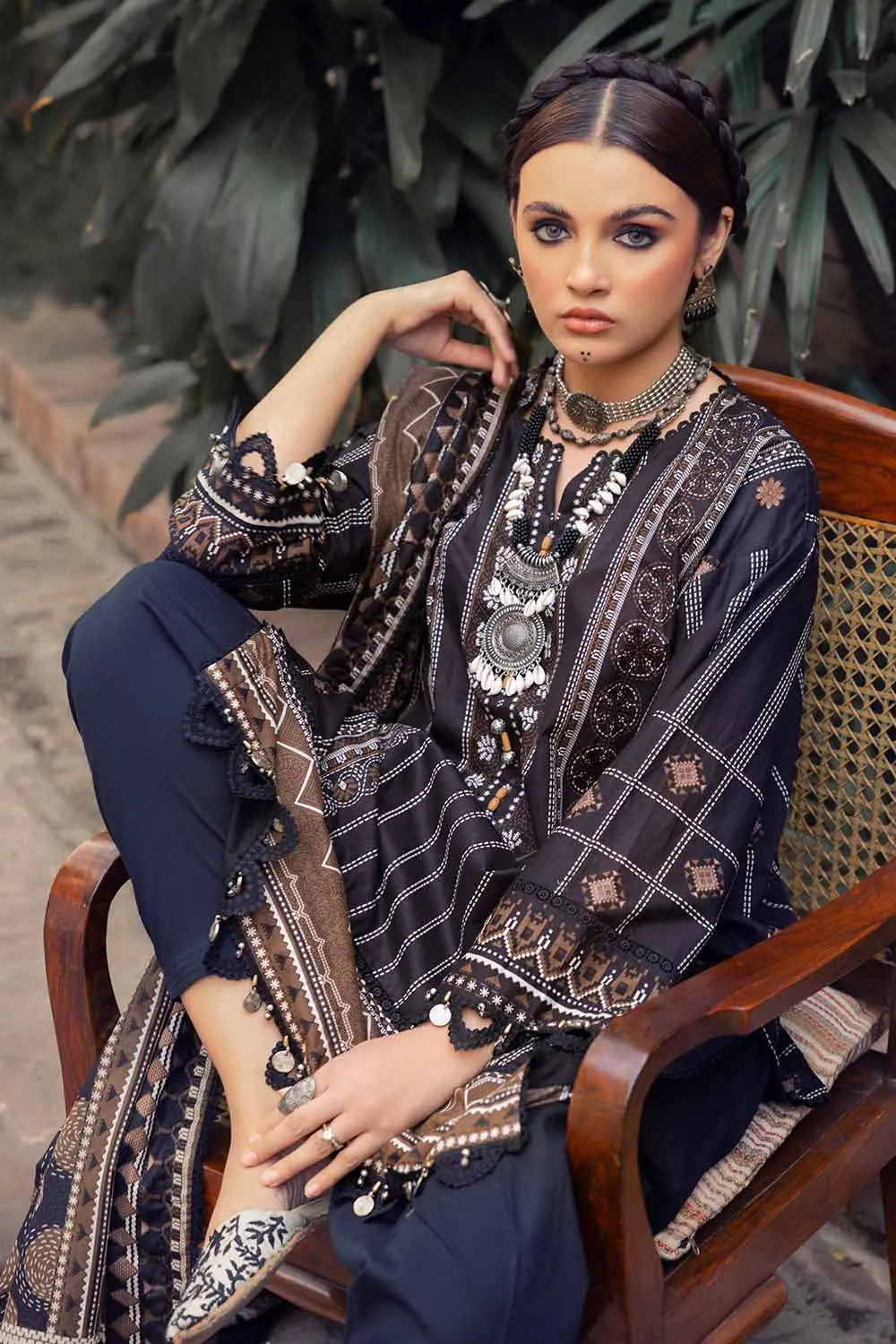 Gul Ahmad Summer Printed Lawn Unstitched 3Pc Suit-CL42214