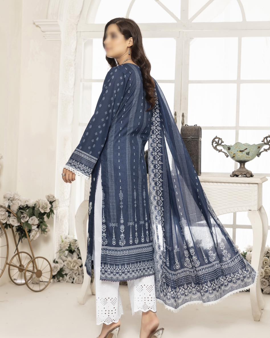 LAIBA BY SMF EXCLUSIVE LAWN DIGITAL EMBROIDED UNSTITCHED 3PC SUIT-D-02