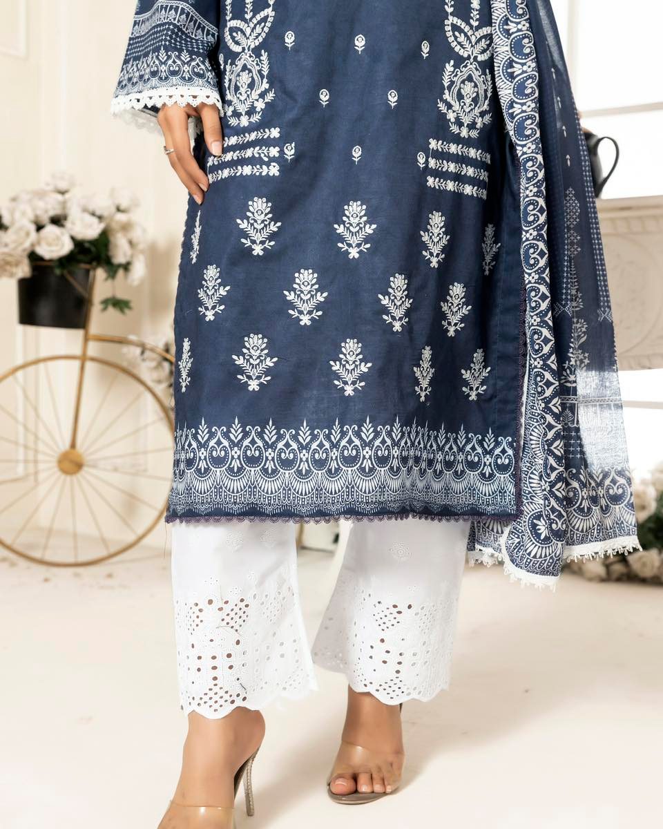 LAIBA BY SMF EXCLUSIVE LAWN DIGITAL EMBROIDED UNSTITCHED 3PC SUIT-D-02