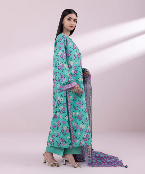 Sapphire Printed Summer Lawn Unstitched 3pc Suit -U3P-DY24D240-Z