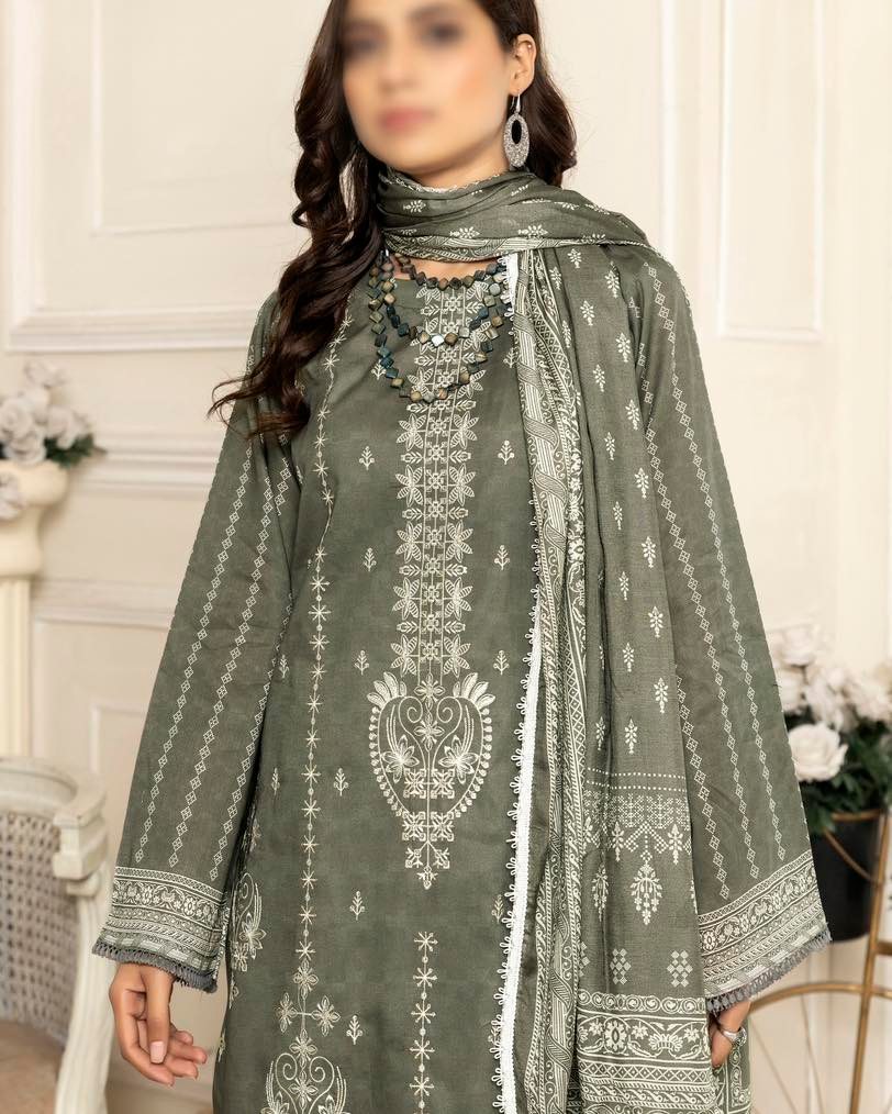 LAIBA BY SMF EXCLUSIVE LAWN DIGITAL EMBROIDED UNSTITCHED 3PC SUIT-D-03