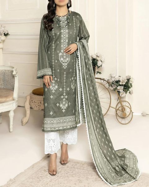 LAIBA BY SMF EXCLUSIVE LAWN DIGITAL EMBROIDED UNSTITCHED 3PC SUIT-D-03