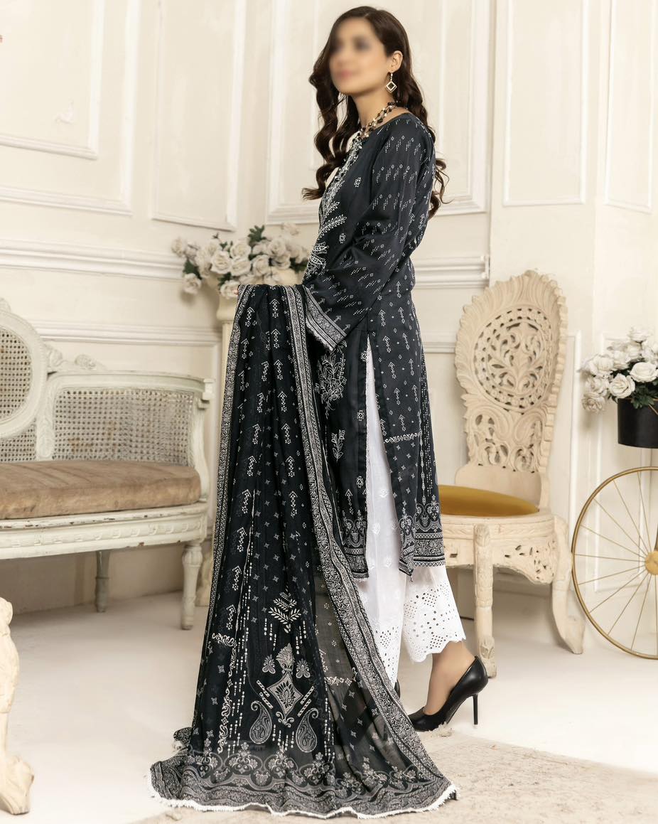 LAIBA BY SMF EXCLUSIVE LAWN DIGITAL EMBROIDED UNSTITCHED 3PC SUIT-D-04