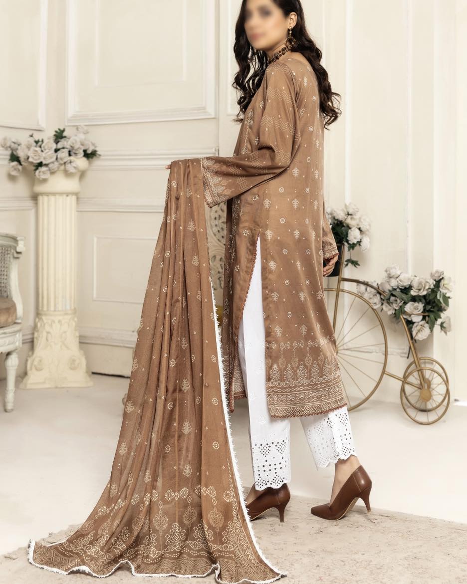 LAIBA BY SMF EXCLUSIVE LAWN DIGITAL EMBROIDED UNSTITCHED 3PC SUIT-D-05