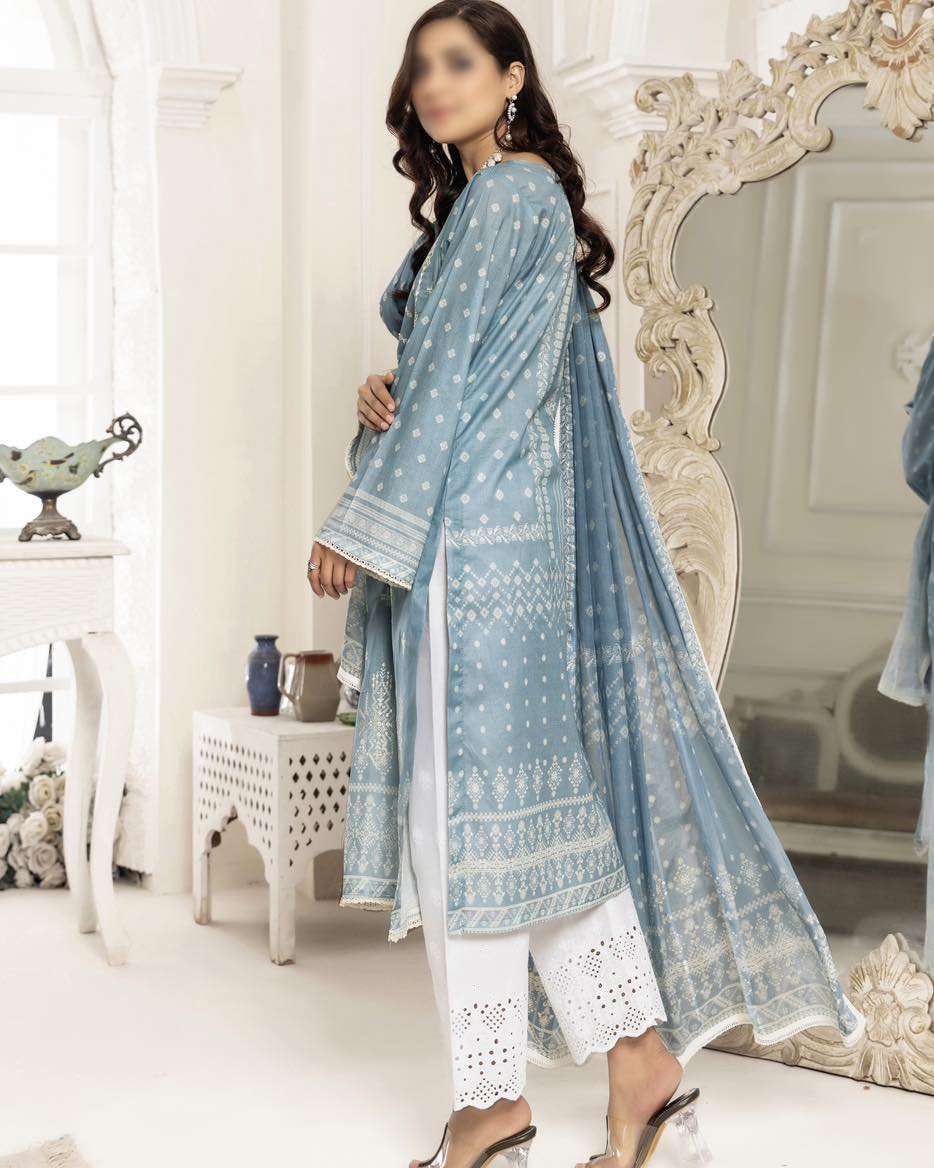 LAIBA BY SMF EXCLUSIVE LAWN DIGITAL EMBROIDED UNSTITCHED 3PC SUIT-D-06