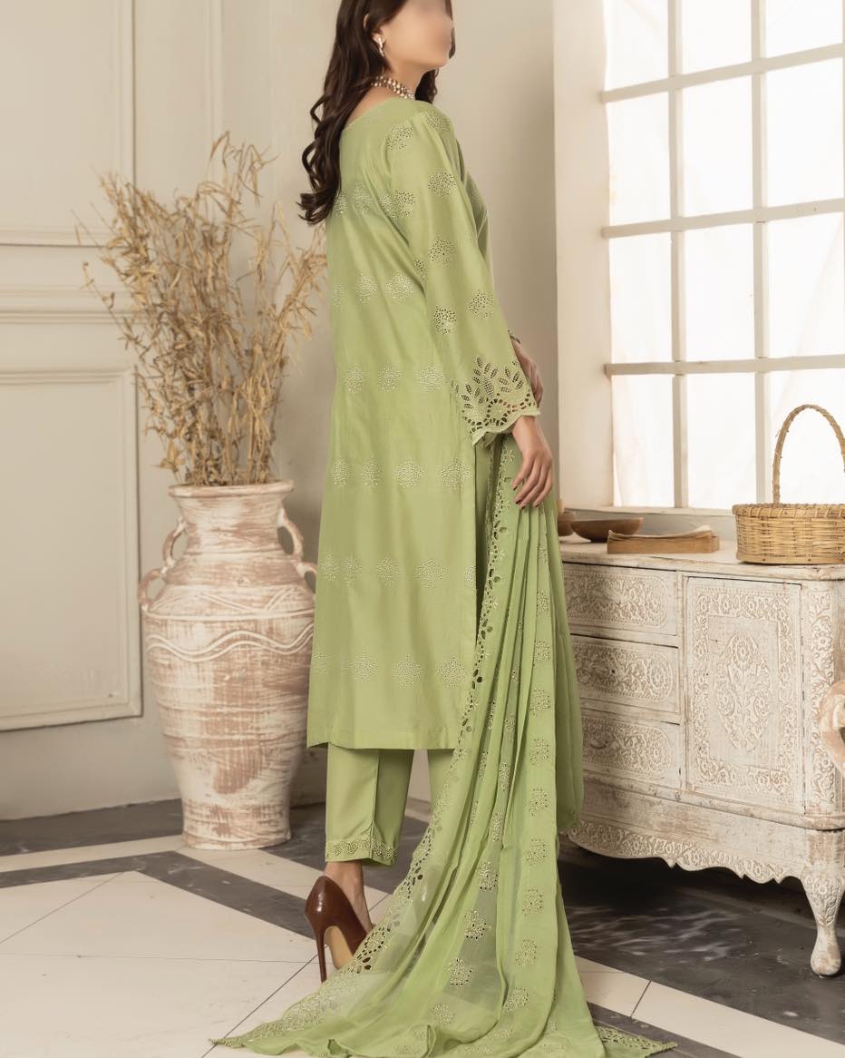 LAIBA BY SMF LUXURY LAWN DAMAN BOORING UNSTITCHED SUIT-07