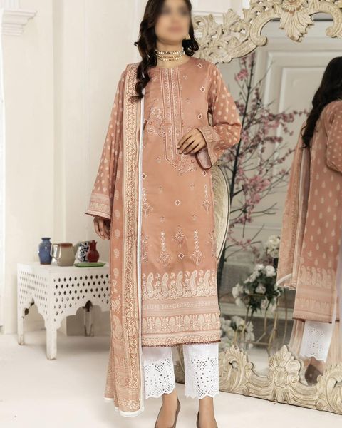 LAIBA BY SMF EXCLUSIVE LAWN DIGITAL EMBROIDED UNSTITCHED 3PC SUIT-D-07