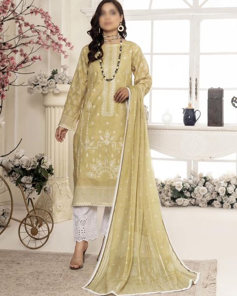 LAIBA BY SMF EXCLUSIVE LAWN DIGITAL EMBROIDED UNSTITCHED 3PC SUIT-D-08