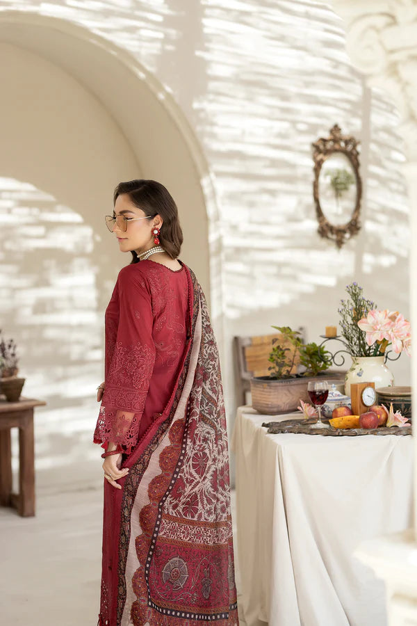 House Of Nawab by Zora Luxury Embroidered Lawn Unstitched suit-FAHM