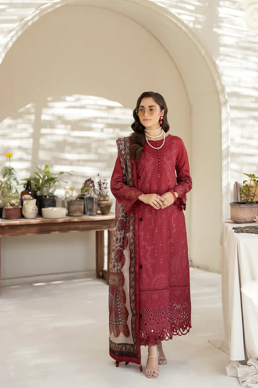 House Of Nawab by Zora Luxury Embroidered Lawn Unstitched suit-FAHM