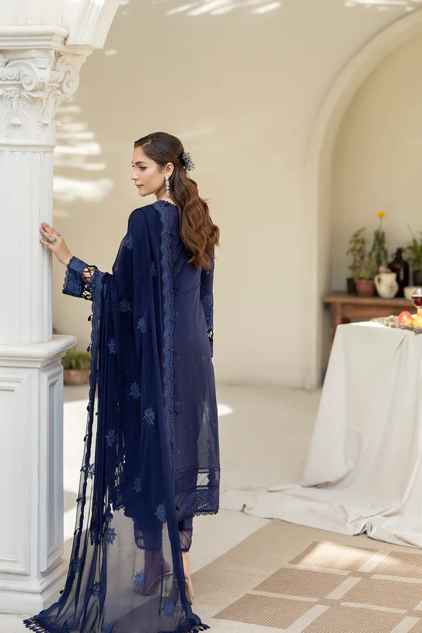 House Of Nawab by Zora Luxury Embroidered Lawn Unstitched suit-FRONA