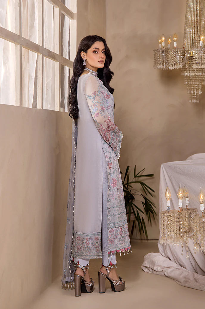 Razab by Hayat Luxury Embroidered Chiffon Unstitched Suit HYT-4032