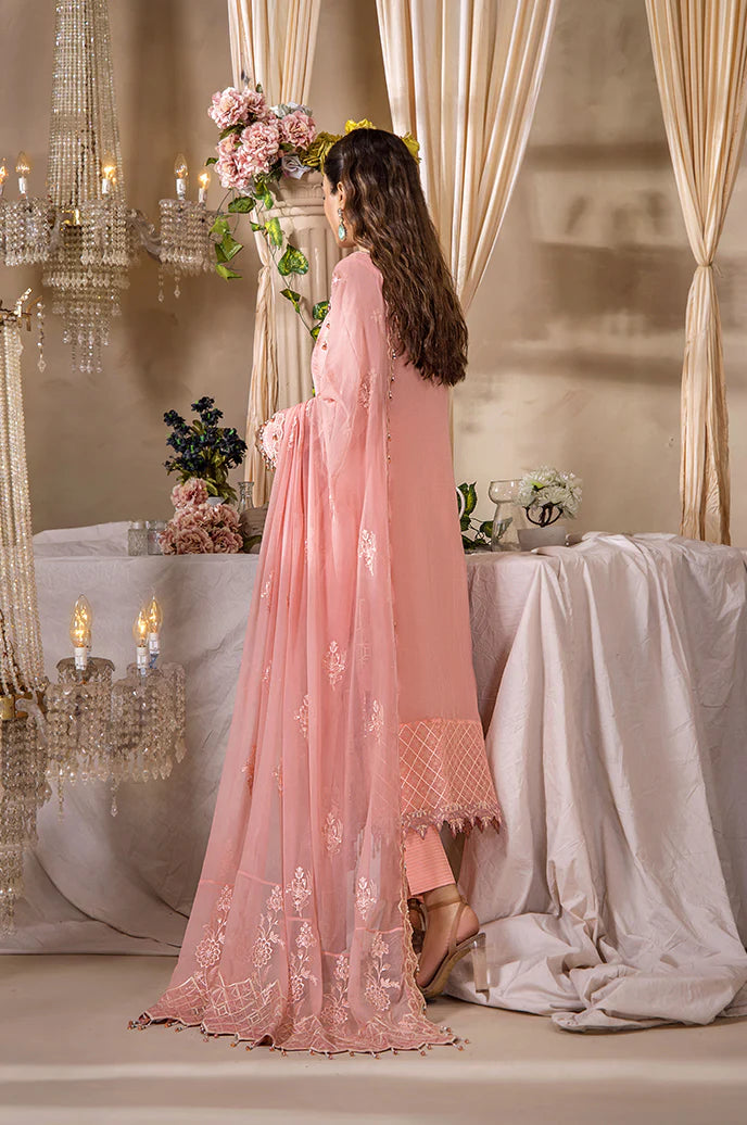 Razab by Hayat Luxury Embroidered Chiffon Unstitched Suit HYT-4033