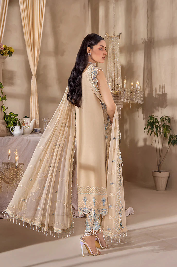 Razab by Hayat Luxury Embroidered Chiffon Unstitched Suit HYT-4035