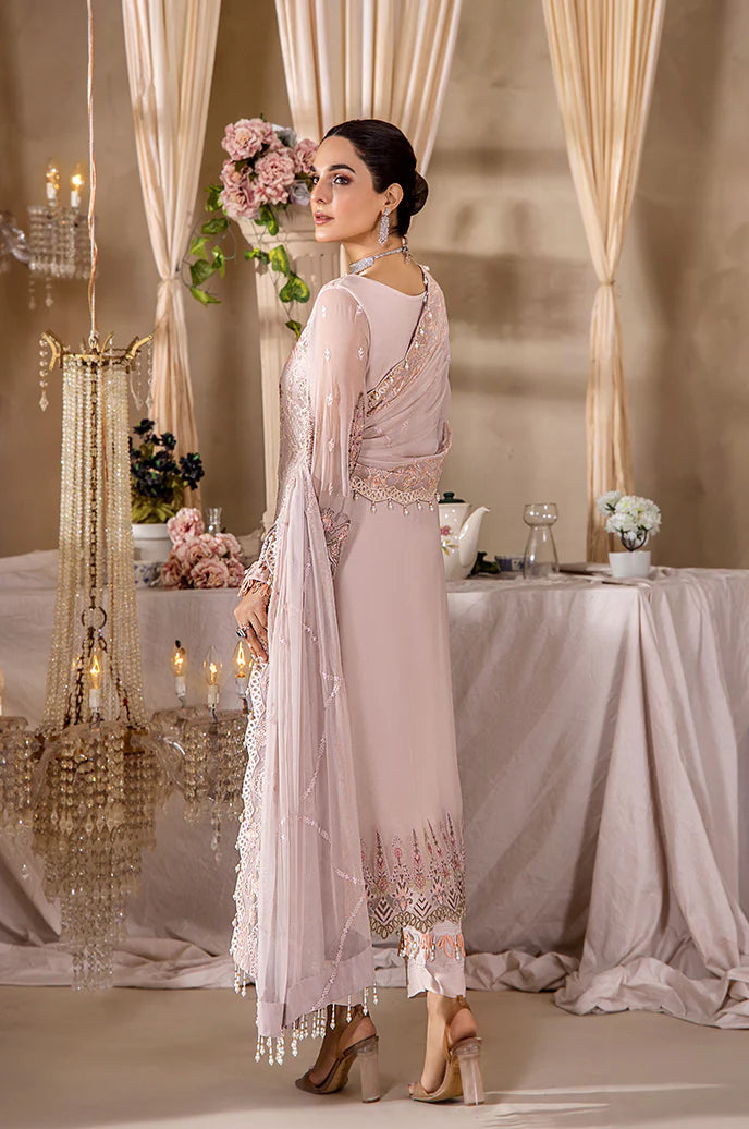 Razab by Hayat Luxury Embroidered Chiffon Unstitched Suit HYT-4037