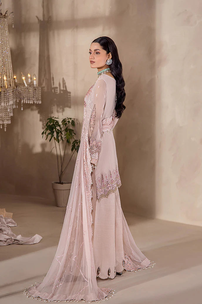 Razab by Hayat Luxury Embroidered Chiffon Unstitched Suit HYT-4037