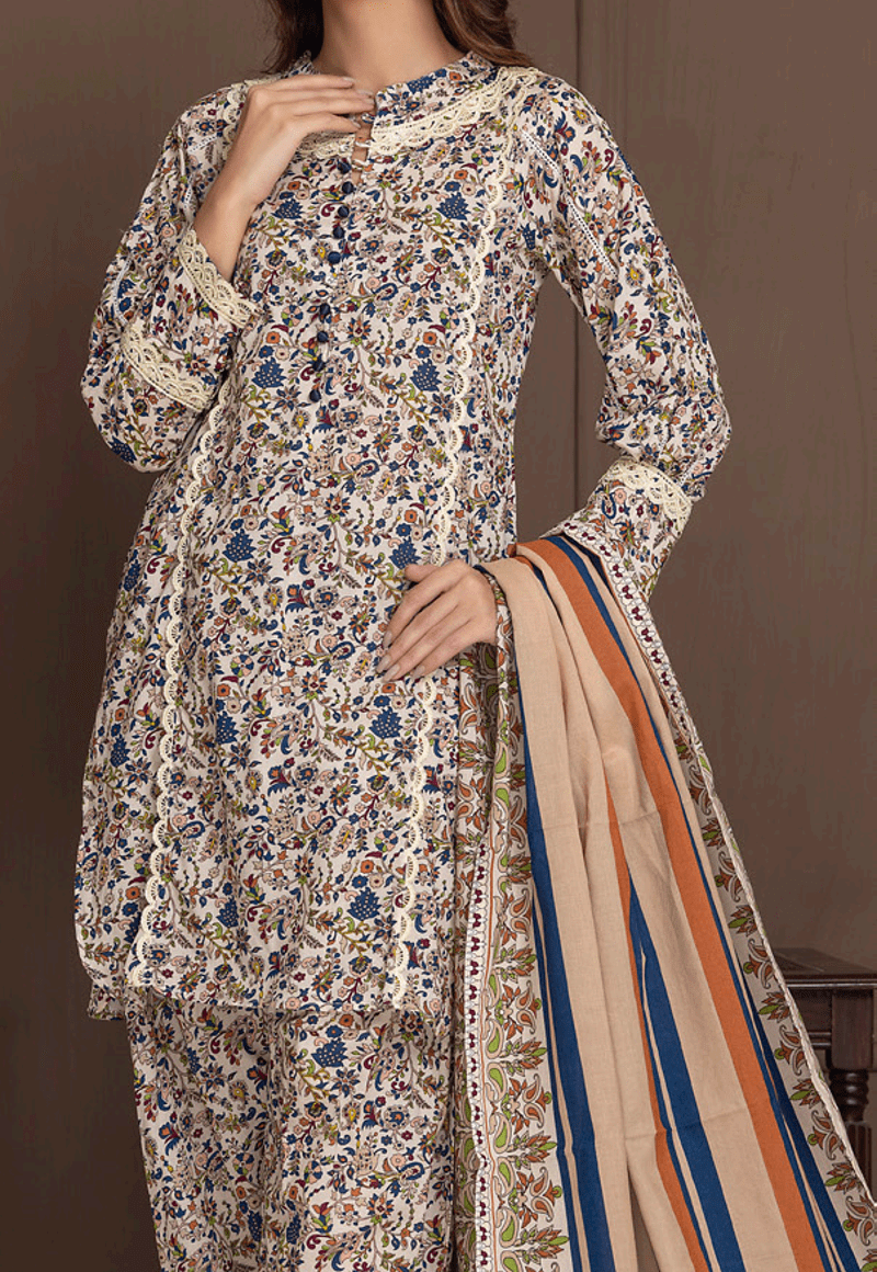 Salina by Regalia Identic Separates Vol-21 Digital Printed Lawn Suit IDS21-1