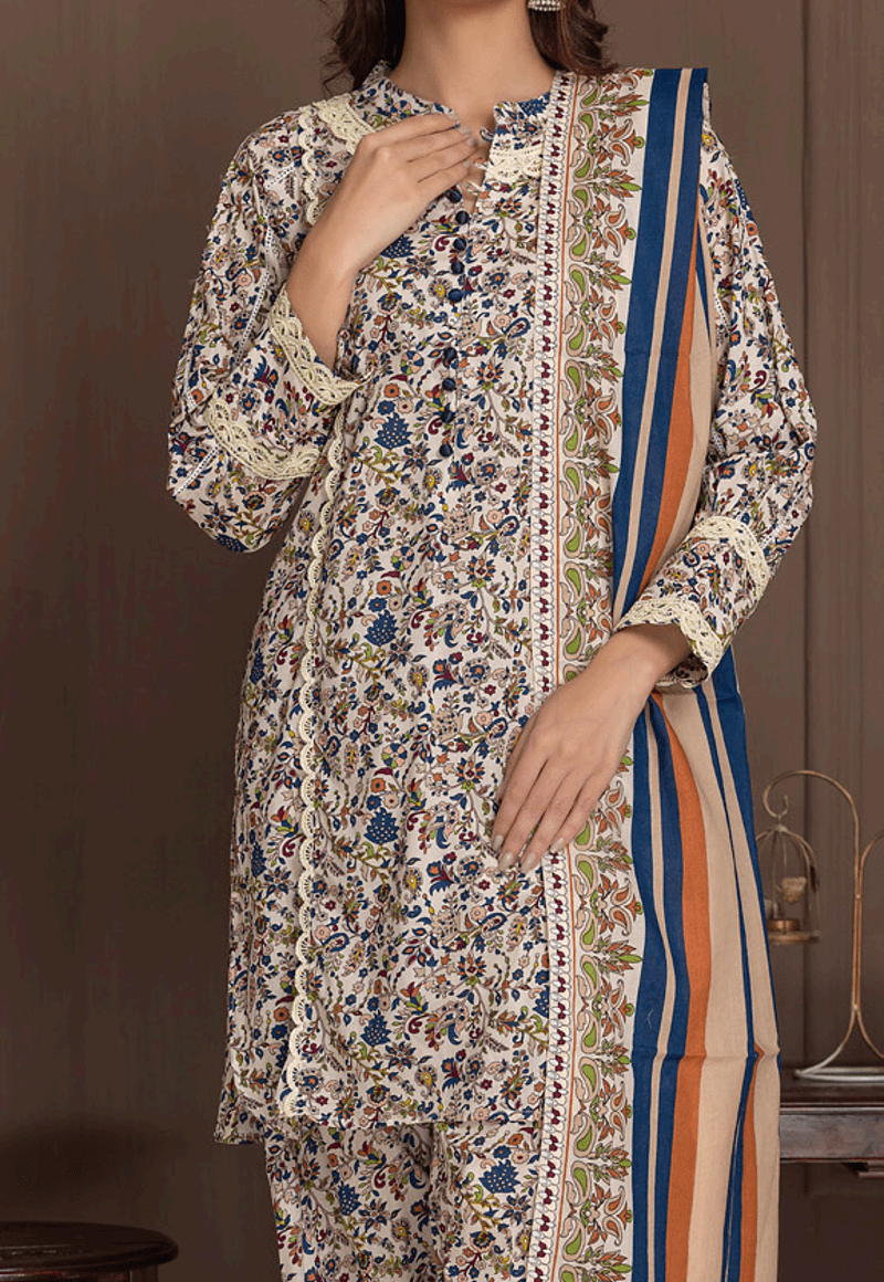 Salina by Regalia Identic Separates Vol-21 Digital Printed Lawn Suit IDS21-1