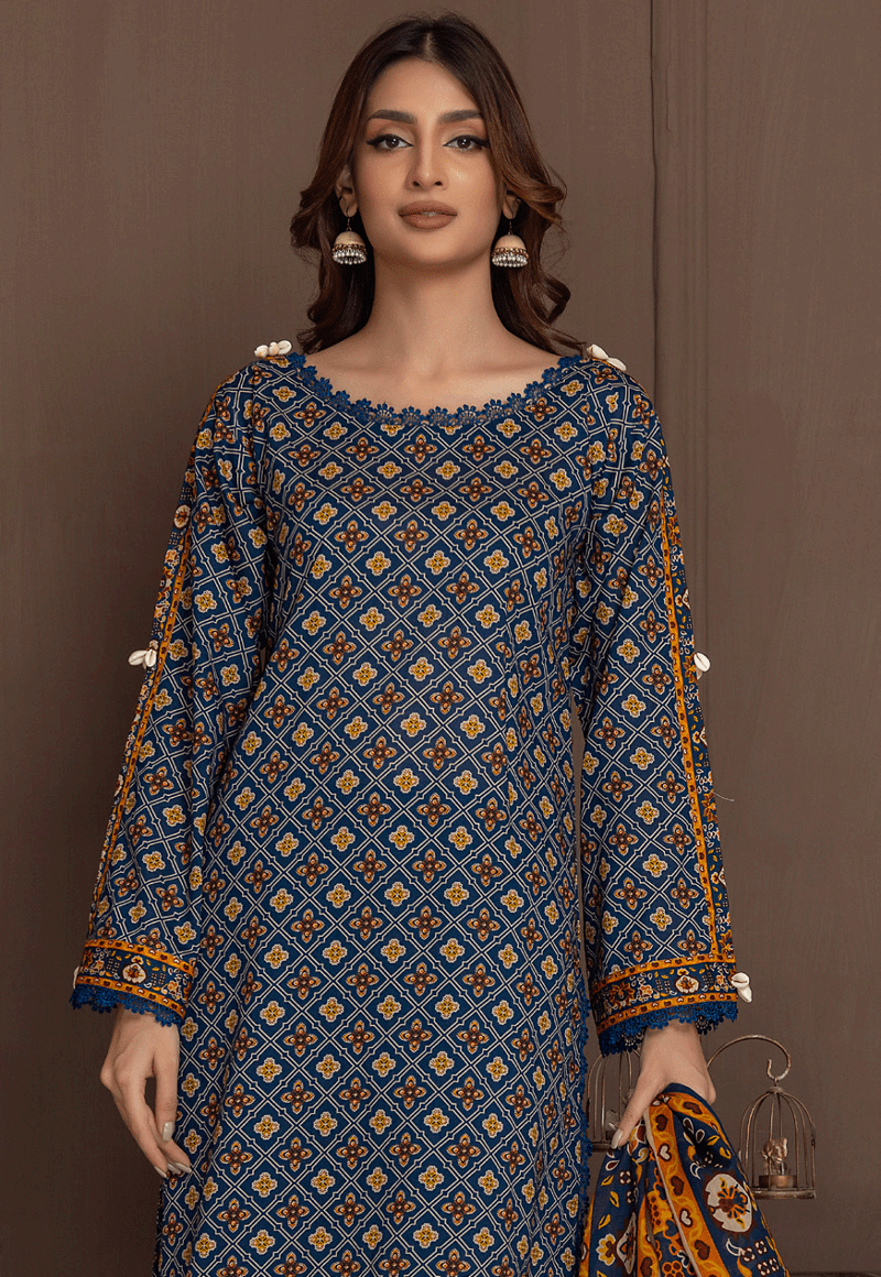 Salina by Regalia Identic Separates Vol-21 Digital Printed Lawn Suit IDS21-10