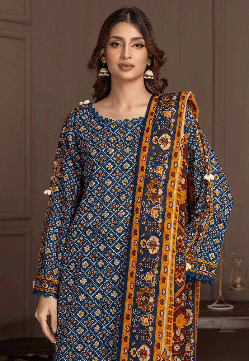 Salina by Regalia Identic Separates Vol-21 Digital Printed Lawn Suit IDS21-10