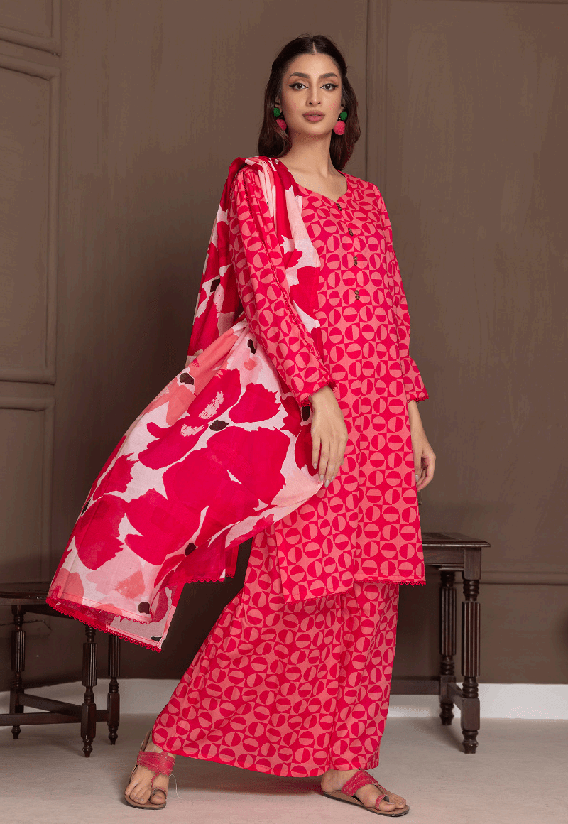 Salina by Regalia Identic Separates Vol-21 Digital Printed Lawn Suit IDS21-2