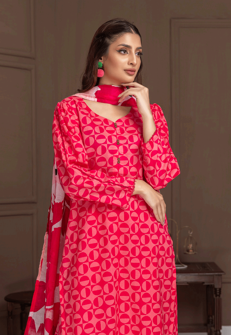 Salina by Regalia Identic Separates Vol-21 Digital Printed Lawn Suit IDS21-2