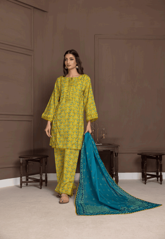 Salina by Regalia Identic Separates Vol-21 Digital Printed Lawn Suit IDS21-4