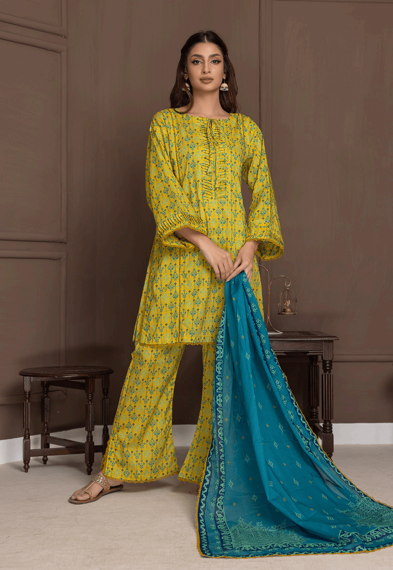 Salina by Regalia Identic Separates Vol-21 Digital Printed Lawn Suit IDS21-4