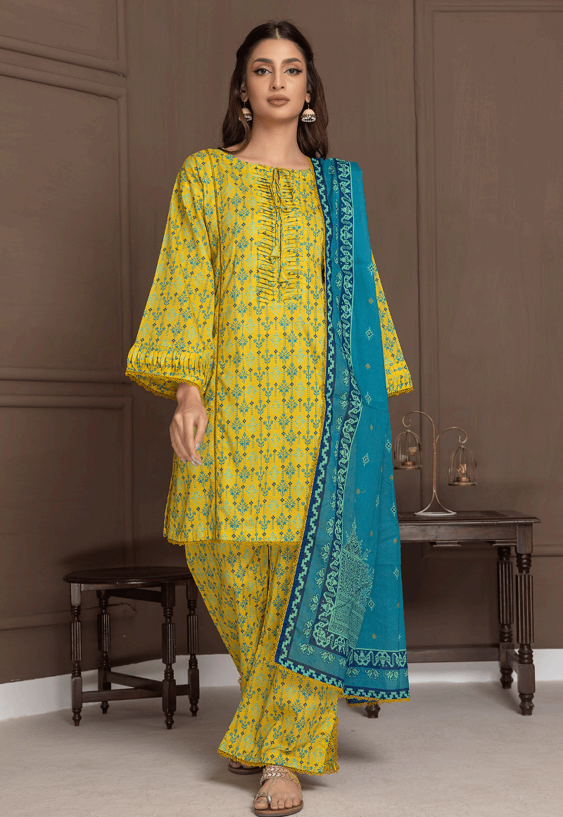 Salina by Regalia Identic Separates Vol-21 Digital Printed Lawn Suit IDS21-4