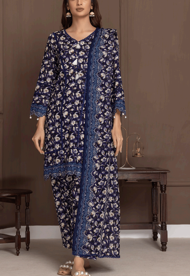 Salina by Regalia Identic Separates Vol-21 Digital Printed Lawn Suit IDS21-5