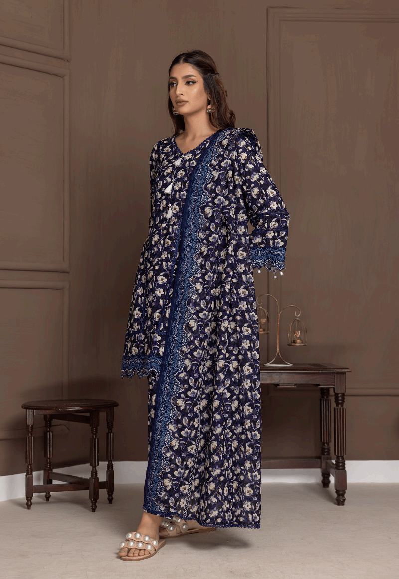 Salina by Regalia Identic Separates Vol-21 Digital Printed Lawn Suit IDS21-5