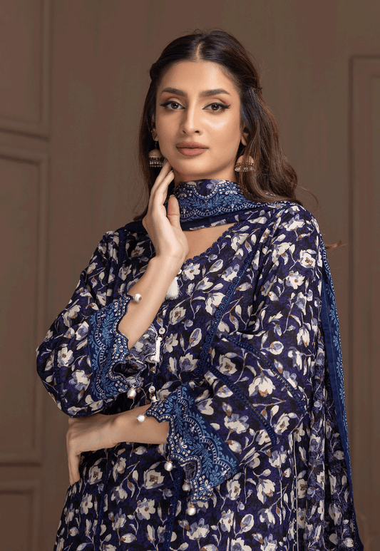 Salina by Regalia Identic Separates Vol-21 Digital Printed Lawn Suit IDS21-5