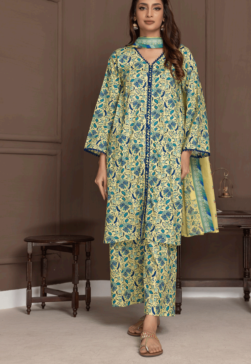 Salina by Regalia Identic Separates Vol-21 Digital Printed Lawn Suit IDS21-6