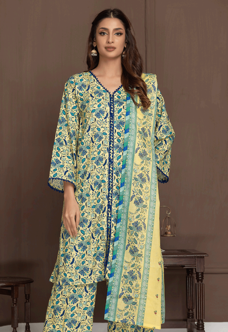 Salina by Regalia Identic Separates Vol-21 Digital Printed Lawn Suit IDS21-6