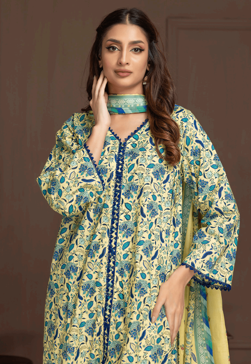 Salina by Regalia Identic Separates Vol-21 Digital Printed Lawn Suit IDS21-6