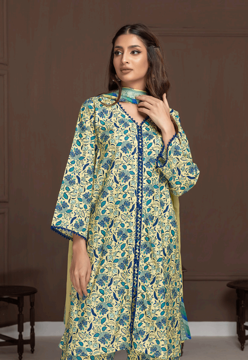 Salina by Regalia Identic Separates Vol-21 Digital Printed Lawn Suit IDS21-6