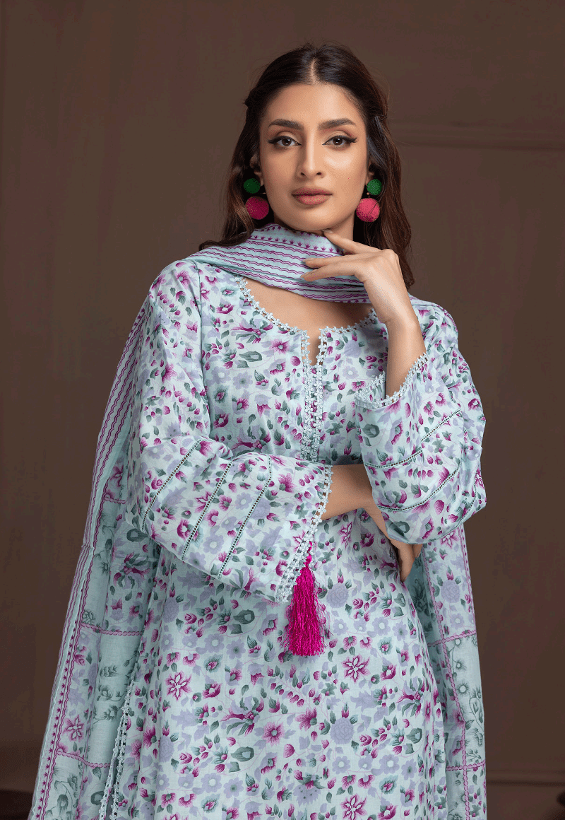 Salina by Regalia Identic Separates Vol-21 Digital Printed Lawn Suit IDS21-7