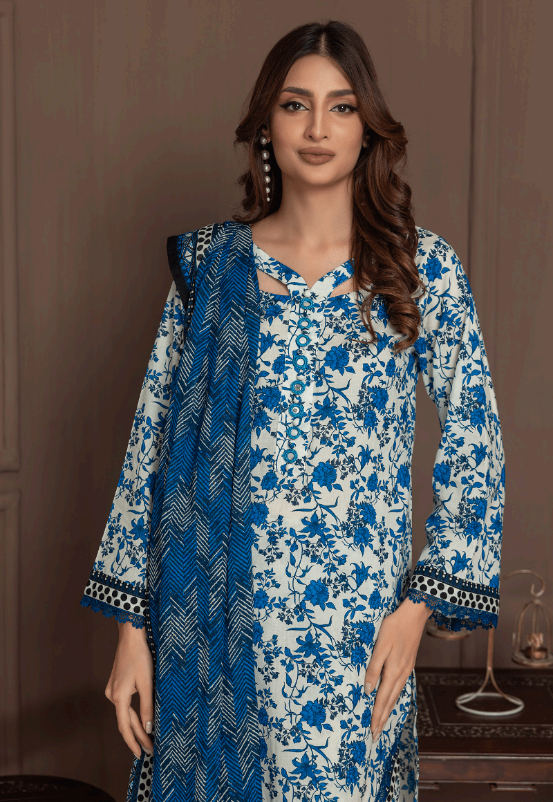 Salina by Regalia Identic Separates Vol-21 Digital Printed Lawn Suit IDS21-8