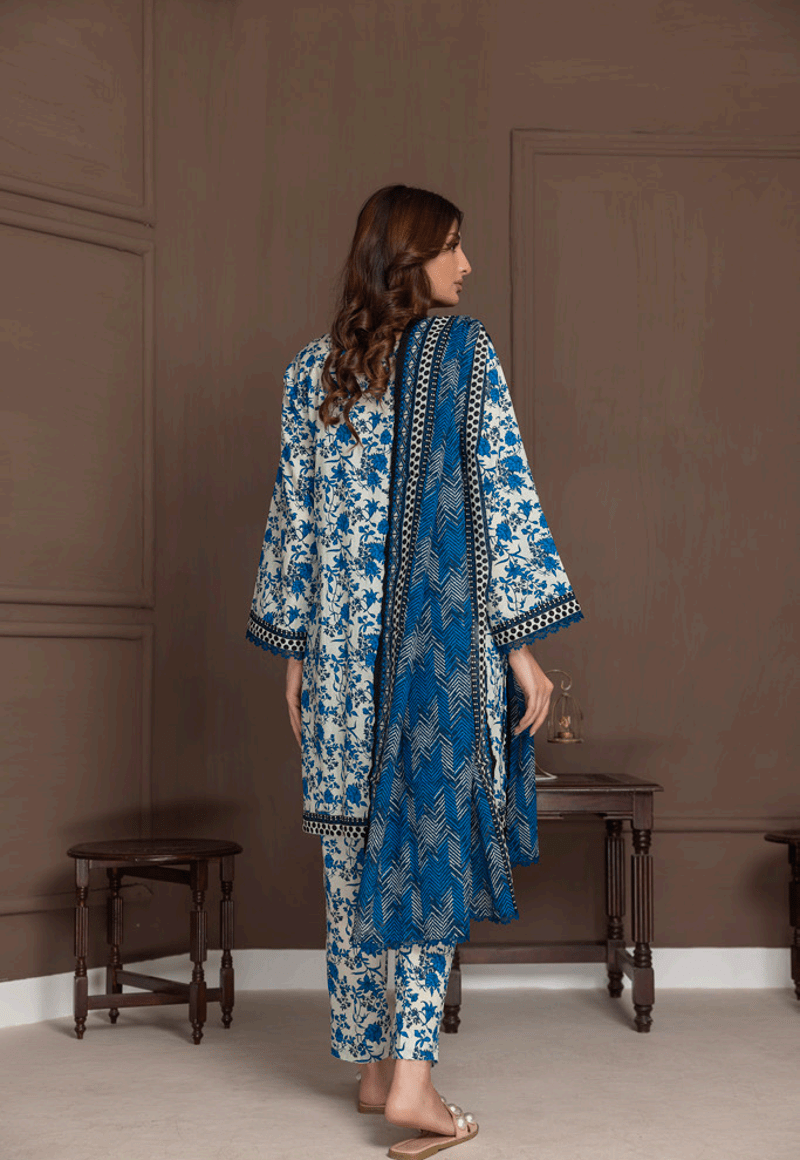 Salina by Regalia Identic Separates Vol-21 Digital Printed Lawn Suit IDS21-8