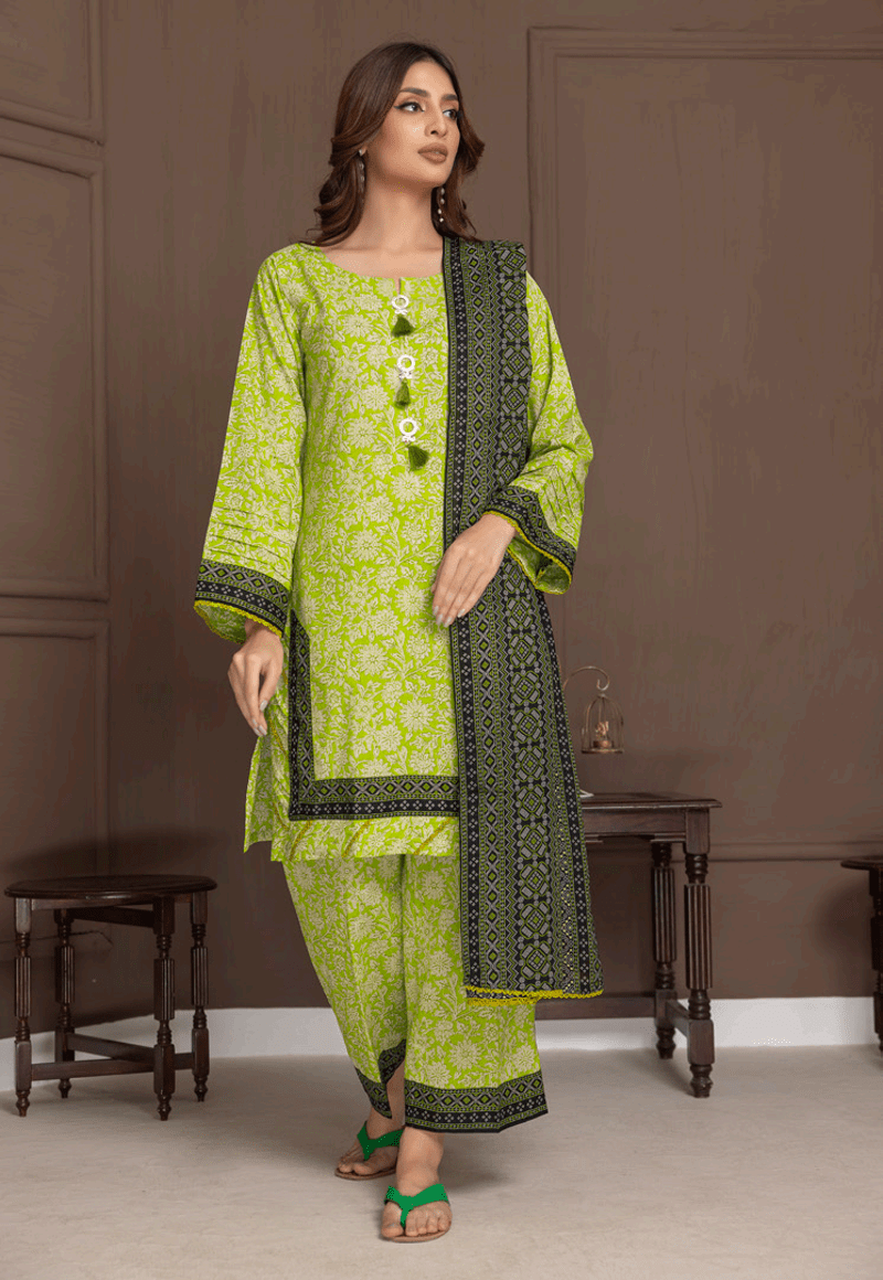 Salina by Regalia Identic Separates Vol-21 Digital Printed Lawn Suit IDS21-9